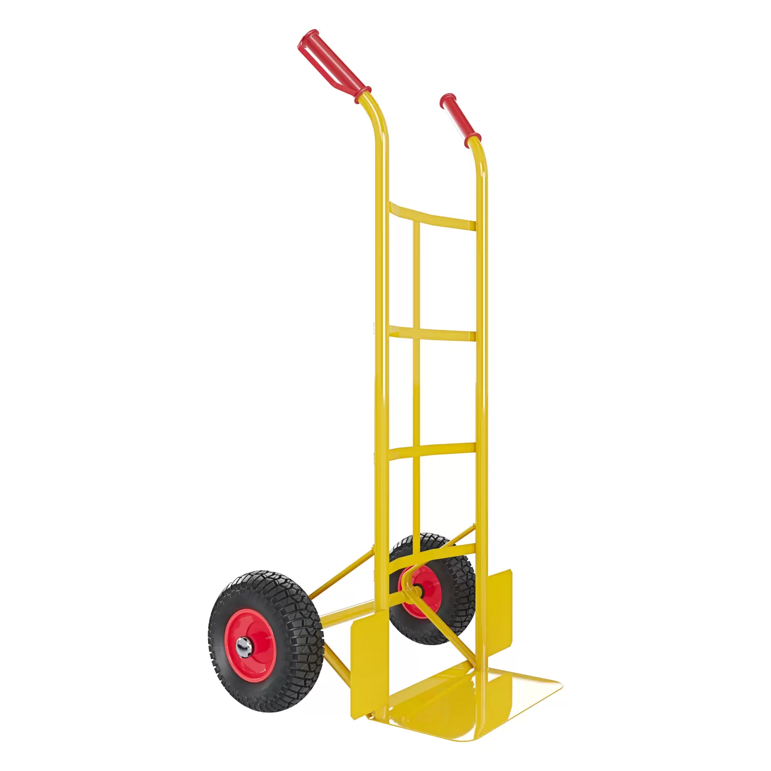 Il Numero 1 Del Risparmio-BRIXO CARRELLO PORTAPACCHI BRAVETTA IN ACCIAIO RUOTE PNEUMATICHE