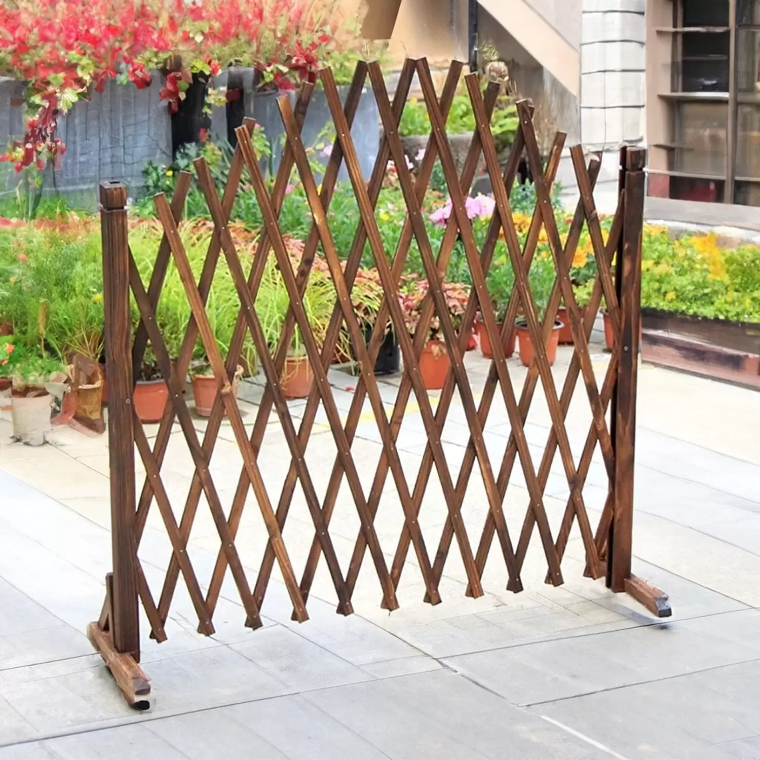 KEIKI Gazebo In Legno Con Tetto In Metallo, Griglia E Bancone Da Bar Inclusi, 400x190x230 Cm, Pergolato Da Esterno Con Lampadine, Per Giardino E Patio