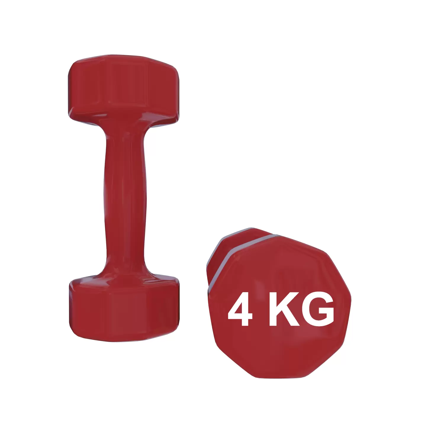 Manubri Pesi In Vinile Antiscivolo - Forma Esagonale (1kg, 1.5kg, 2kg, 3kg, 5kg, 6kg) - Singolo O Coppia - Foto 4