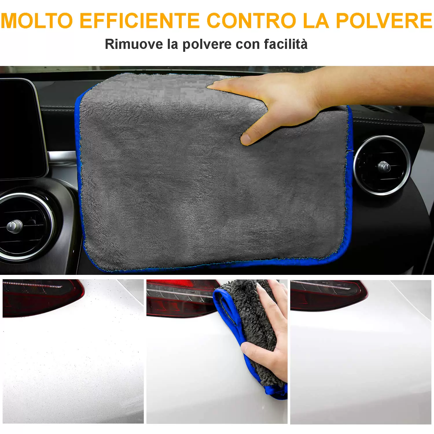 Panno Professionale In Microfibra Per Lavare E Asciugare L’auto - Foto 7