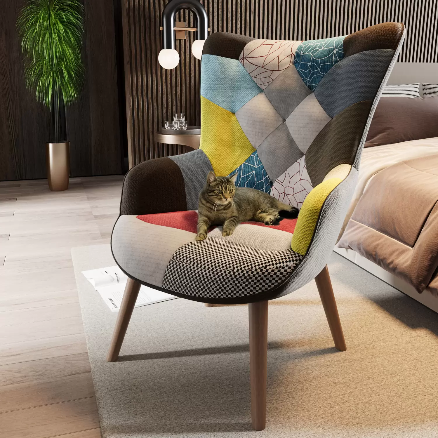 Tessuto Patchwork Poltrone Patchwork Tessuto Armchair Amazon