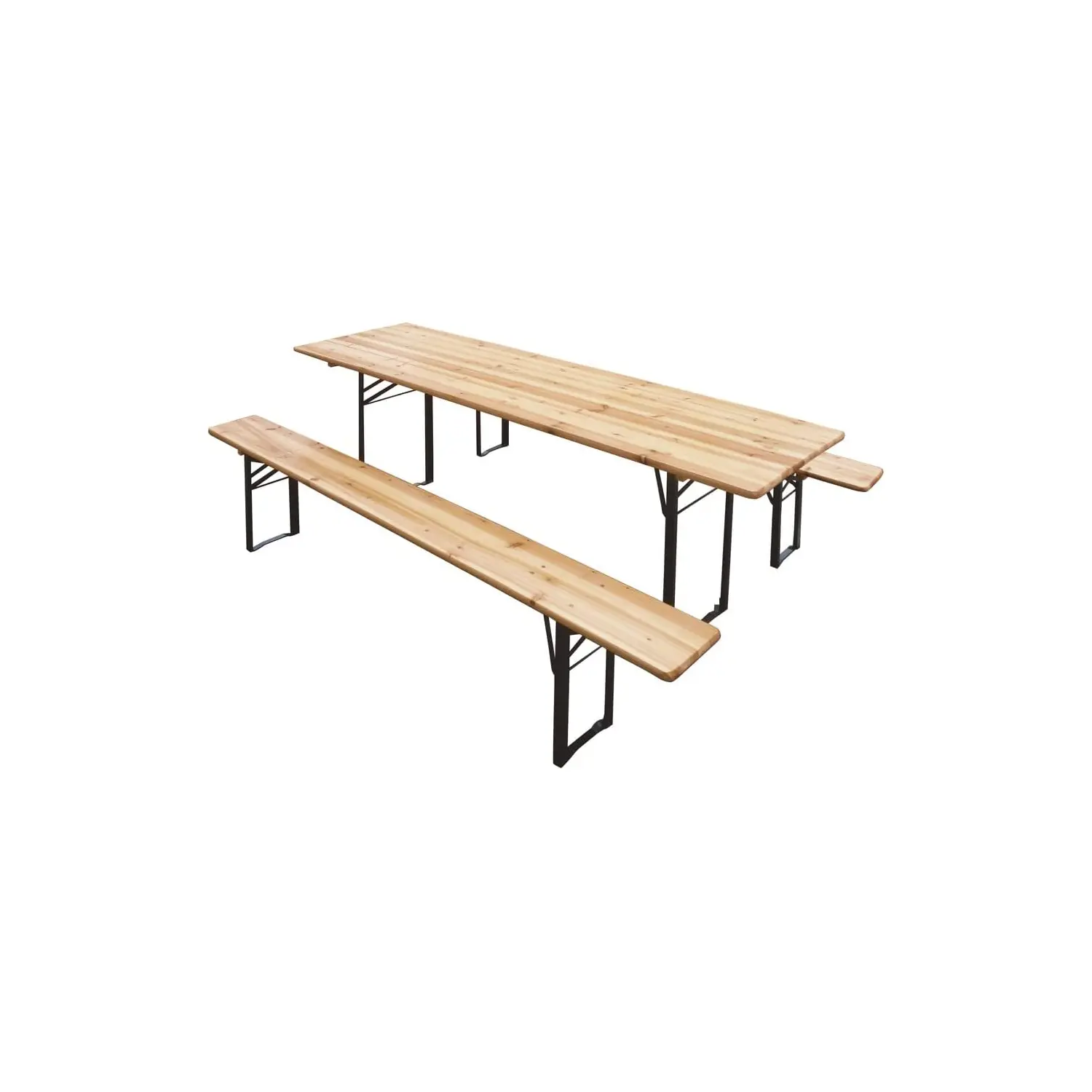 Arreditaly Set Birreria Completo Tavolo Con 2 Panch…