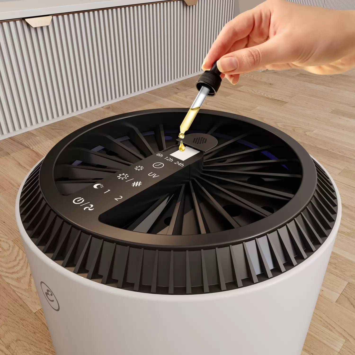 Depuratore D'aria Purificatore D'Aria Con Filtro HEPA CADR 300m³/h - Rimuove Polline, Polvere E Odori, Con Timer E Display PM2.5 Miglior Purificatore D'aria Domestico