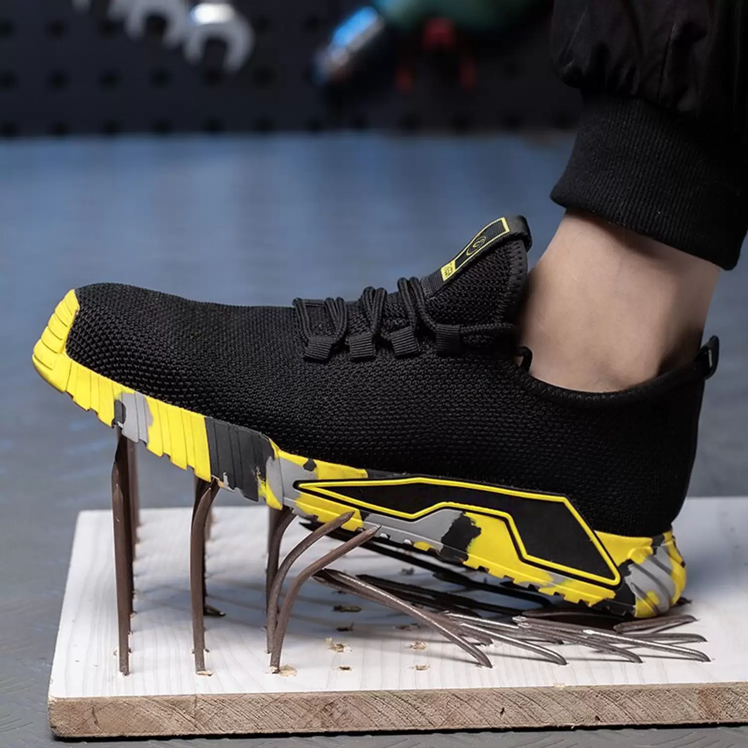 Scarpe Antinfortunistiche Uomo Donna - Leggere E Traspiranti Con Punta In Acciaio, Antiscivolo E Antiperforazione - Foto 8