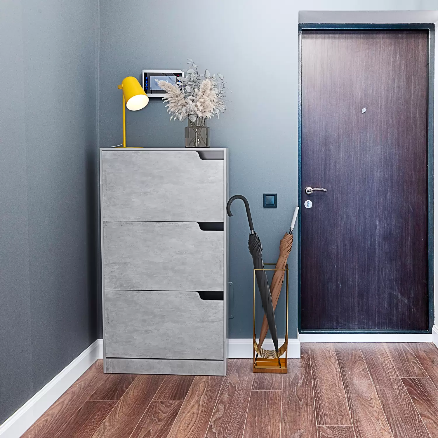 Scarpiera Portascarpe In Legno DF Elainico 3 O 2 Scaffali Ante A - Foto 8