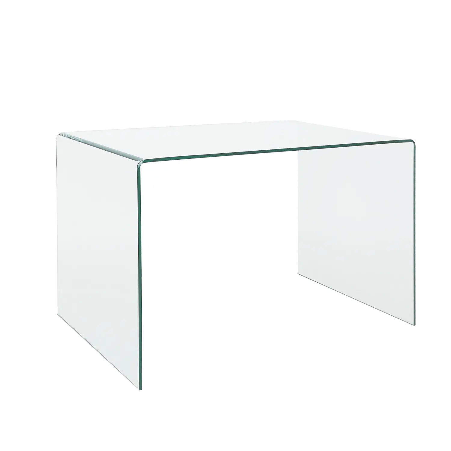 Spancraft Glass Sparrow Étagère en verre incurvée Chromé 8 x 32 cm 8 x 32 Support en acier brossé