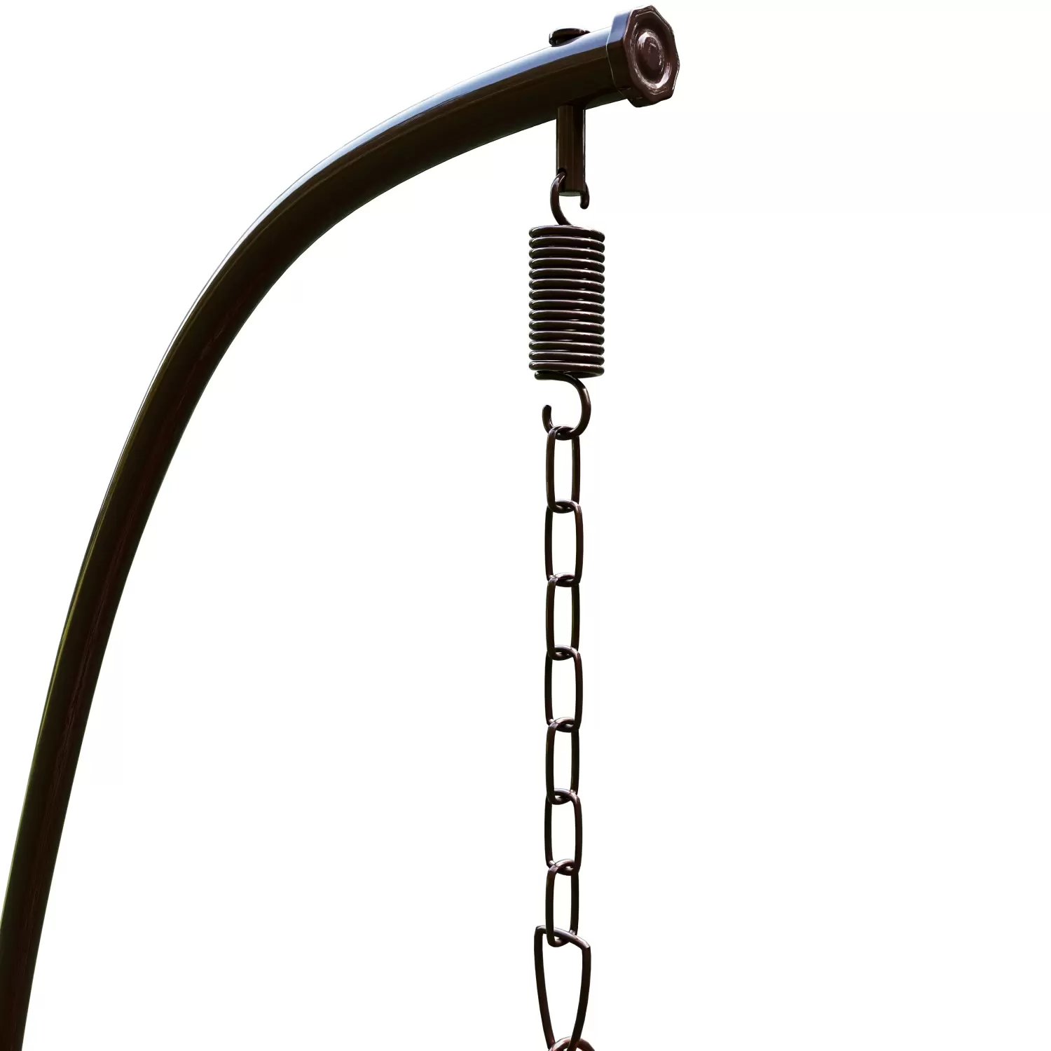 Poltrona Sospesa In Poly Rattan Con Cuscini - Dondolo Da Giardino O Interni, Portata 130 Kg - Foto 3