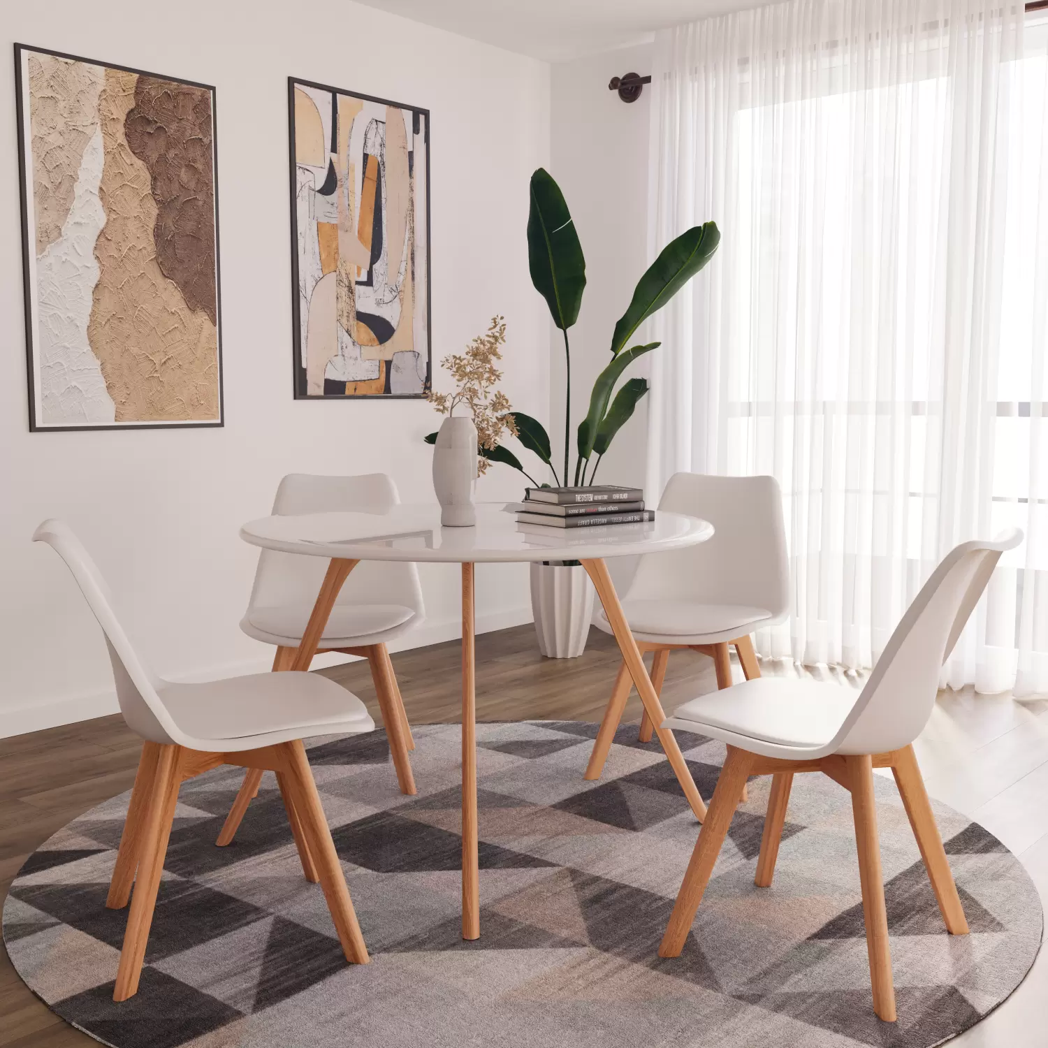 Sedia Imbottita Sedie Sala Da Pranzo Bianche Set Di Sedie Per Sala