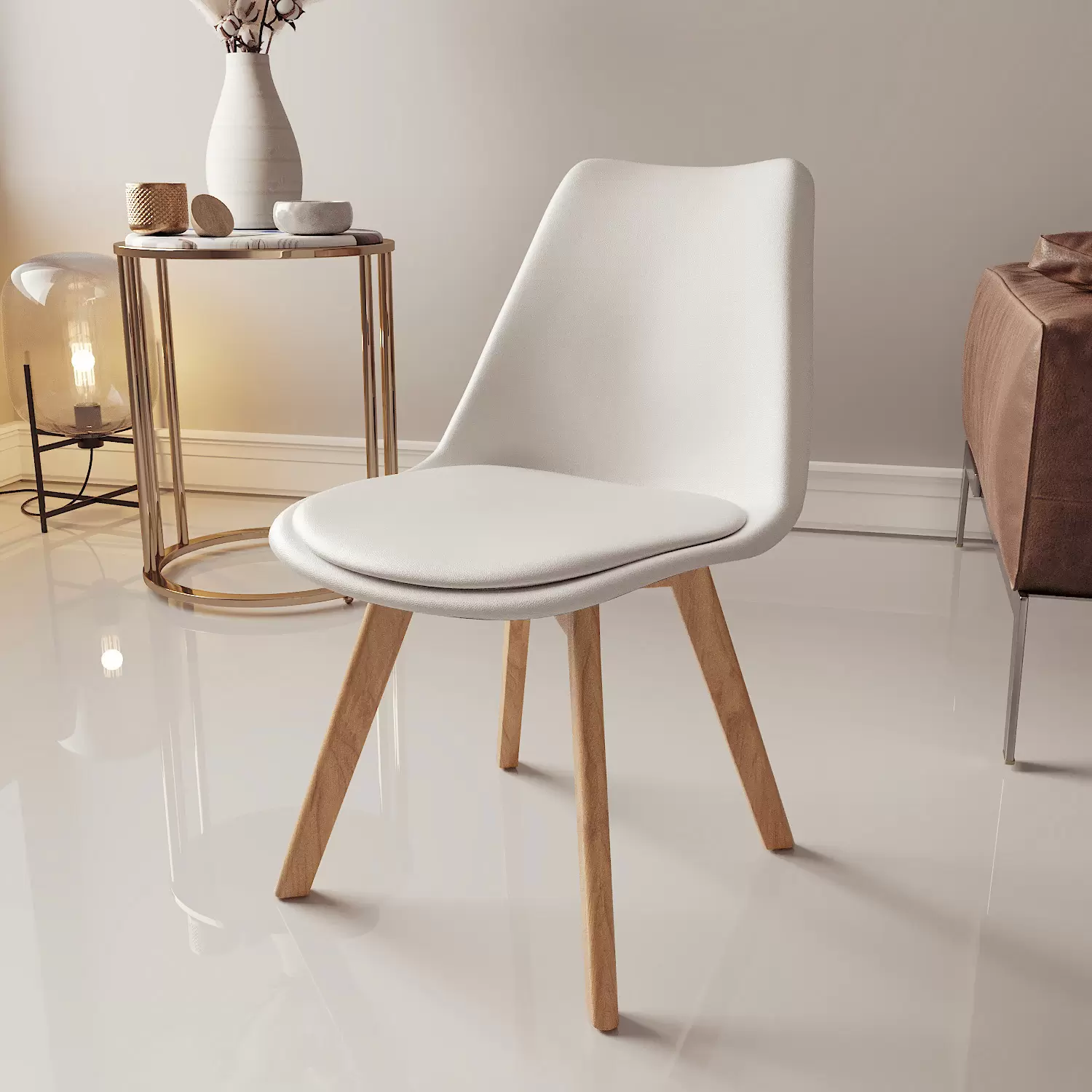 Stile Nordico Sedie Imbottite In Stile Set Di Sedie Per Sala Da