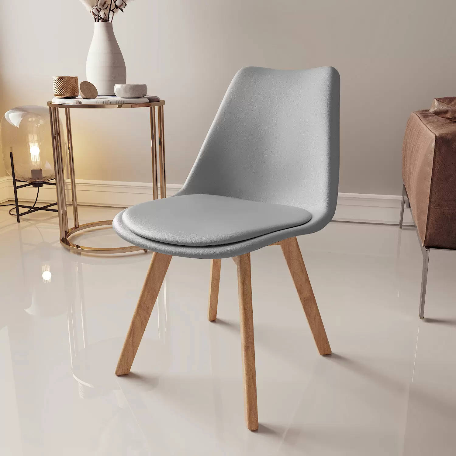 Set Di Sedie Per Sala Da Pranzo Ufficio Con Gambe In Faggio