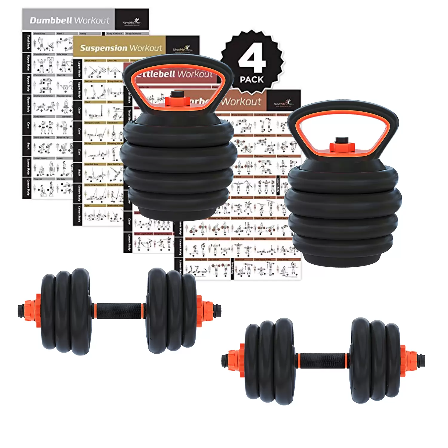 Impugnatura Regolabile Per Kettlebell – Accessorio Per Allenamento Fitness, Compatibile Con Kettlebell Da 10-24 Cm, In Plastica Resistente
