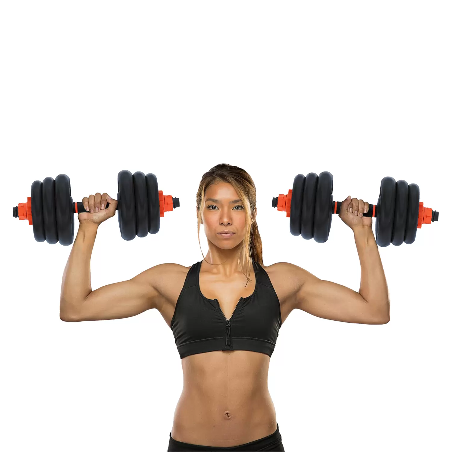 Manubri Regolabili PH Fitness 24kg O 40kg - Set Salvaspazio Per Allenamento A Casa, 15-17 Pesi - Foto 2