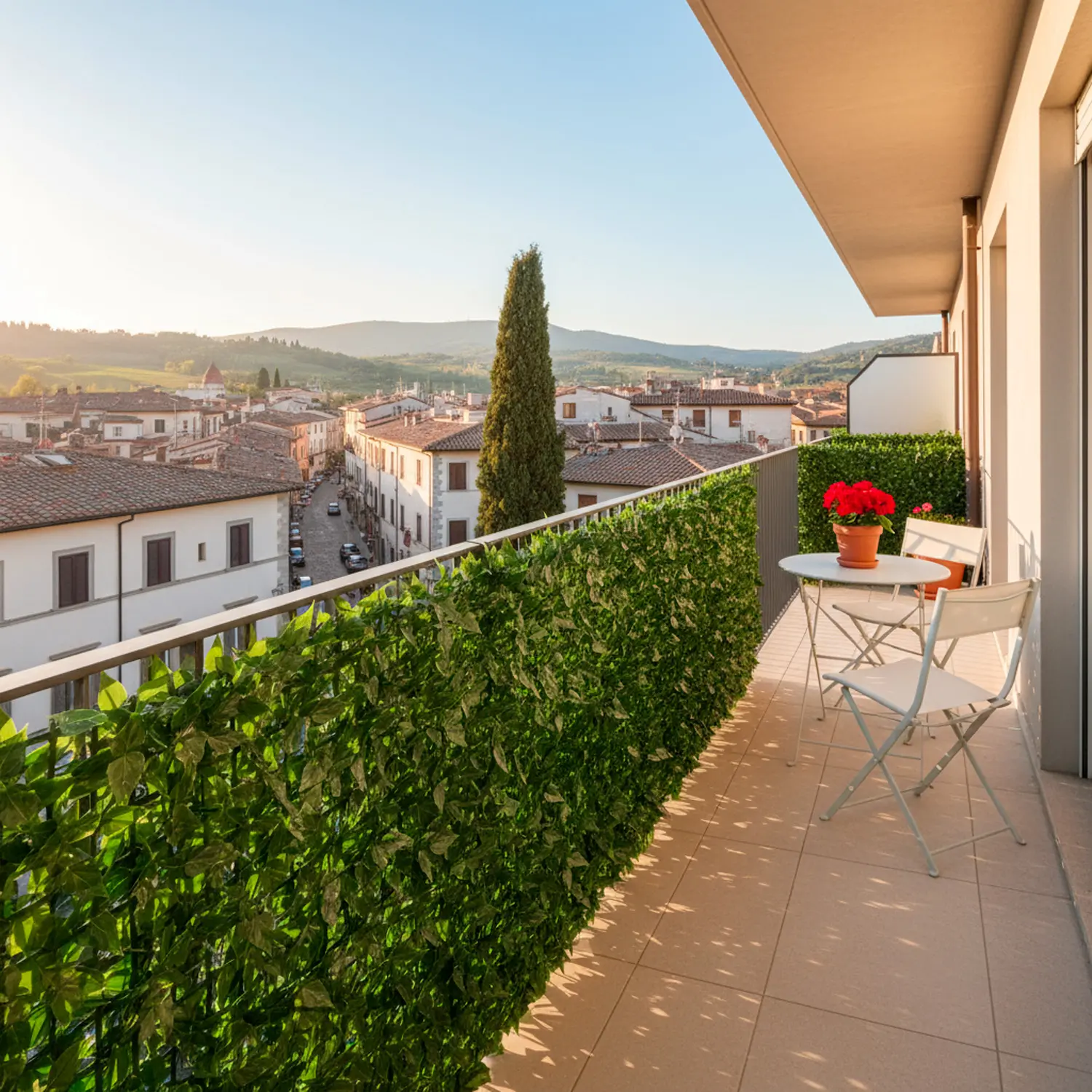 Pinto FERRAMENTA Siepe Finta Artificiale Ultra Coprente Rotolo Rete Frangivento Ornamentale