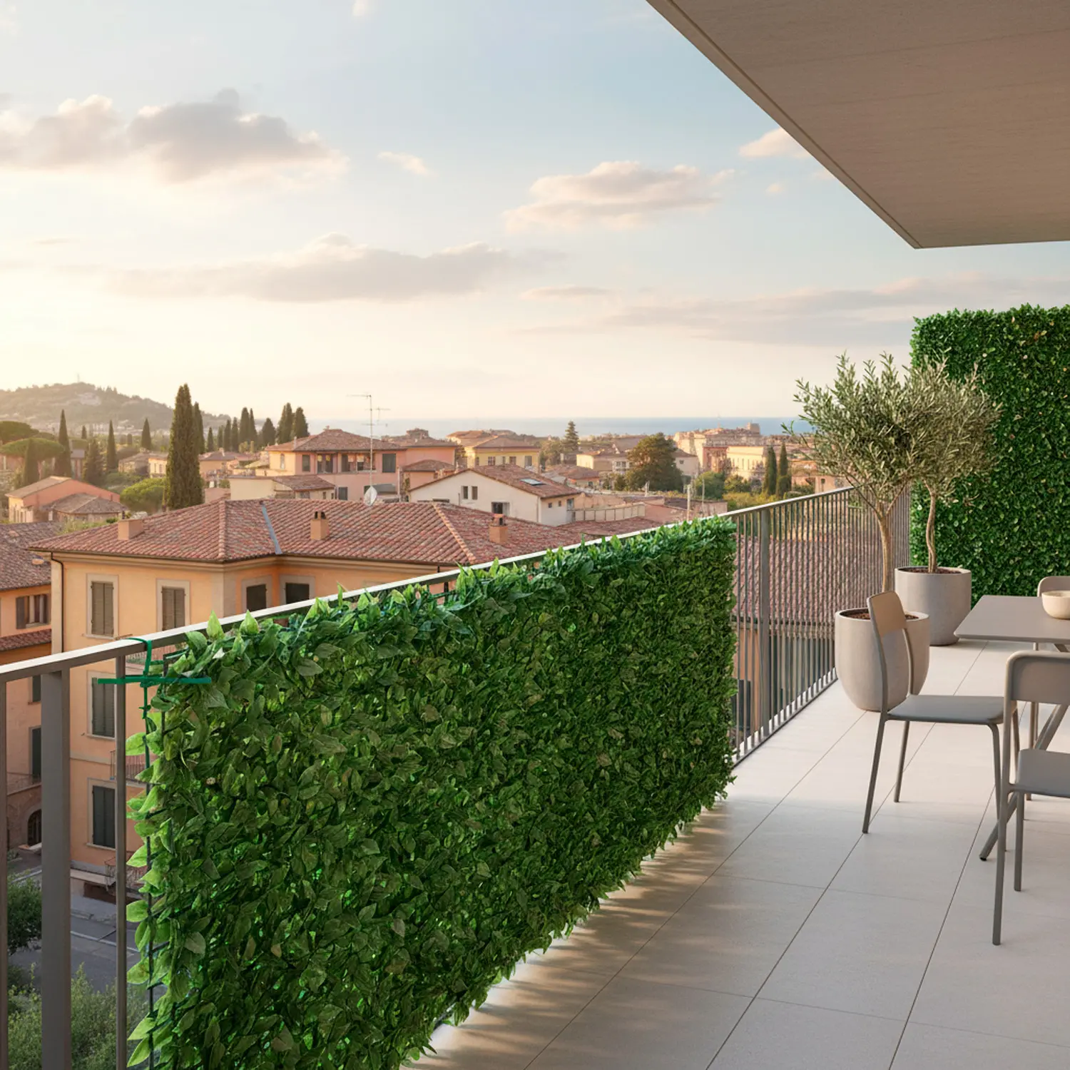 Dimweca Recinzione Di Edera Artificiale-Rotolo Di Siepe Artificiale