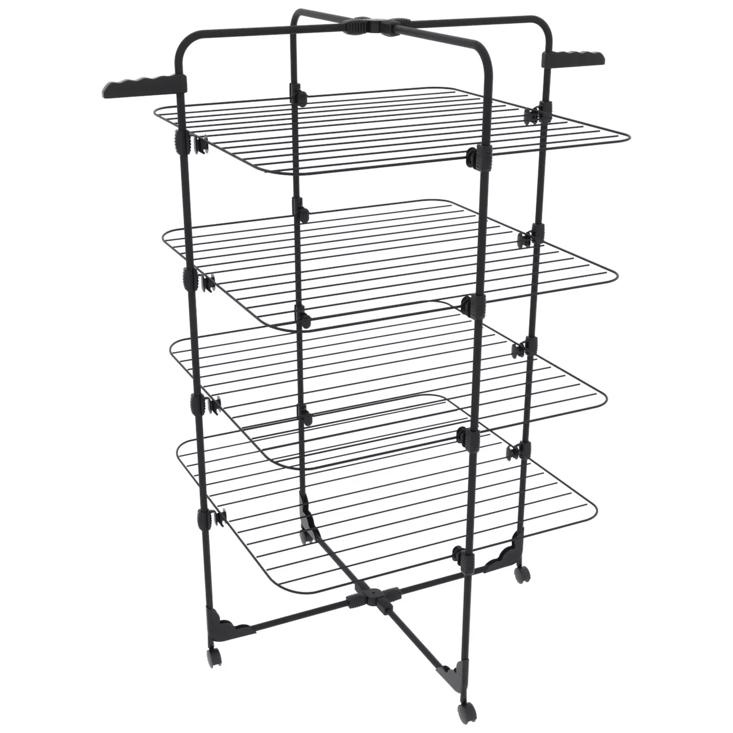 LANTUS Stendibiancheria Verticale XXL! Stendino Salvaspazio Richiudibile Pieghevole A Torre Con - Foto 12