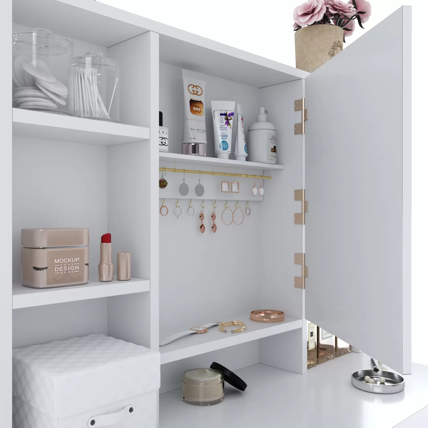 Toeletta Tavolino Da Trucco Tavolo Con Luce LED Luminosità E