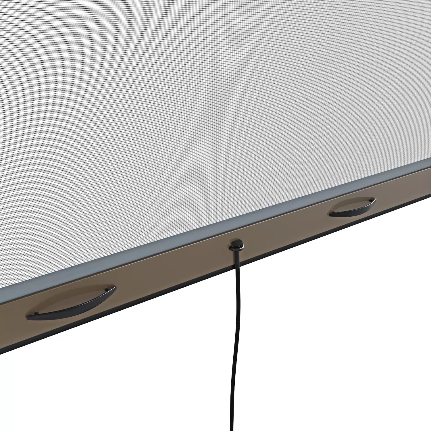 Zanzariera A Rullo Verticale Fai-da-Te - Kit Riducibile Fino A 40 Cm, Misura 120x150 Cm, Colore Marrone