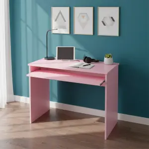 Scrivania Pieghevole Maclean MC-126 W: Mobile, Con Ripiano, Ruote E Carico 50 Kg - Perfetta Per Casa E Ufficio