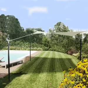 Vela Ombreggiante Triangolare-Tenda A Vela Antracite 4x4m - Foto 9