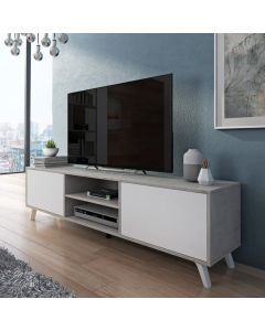 mobile-tv-moderno-con-2-ante-battenti-ripiani-centrali-aperti-gambe-design-scandinavo-per-televisori-fino-a-75rdquo-180-x-396-x-49-cm-grigio-cemento-e-bianco-439729