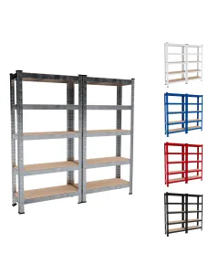2-scaffali-in-metallo-e-mdf-scaffale-ad-alta-portata-fino-a-875-kg-con-5-ripiani-regolabili-ideale-per-garage-officina-cantina-capannone-magazzino-design-modulare-150-x-75-x-30-cm-191475-1