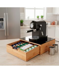 porta-cialde-in-bambugrave-con-cassetto-4-scomparti-ripiano-in-vetro-organizer-capsule-caffegrave-cialde-bustine-tegrave-tisane-zucchero-design-elegante-per-cucina-e-ufficio-30-x-30-x-10-cm-marrone-440472