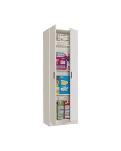 armadio-armadietto-multiuso-a-colonna-2-ante-battenti-e-4-ripiani-cardinero-salvaspazio-ideale-per-cantina-camera-garage-ripostiglio-dispensa-cucina-in-legno-585-x-180-x-38-cm-colore-bianco-439340