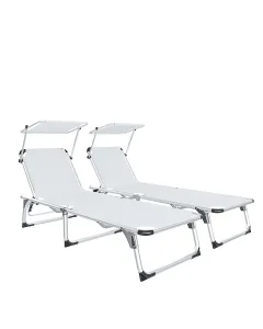 coppia-di-lettini-pieghevole-prendisole-tettuccio-parasole-schienale-reclinabile-regolabile-6-posizioni-struttura-in-alluminio-sedia-sdraio-spiaggia-mare-giardino-piscina-187-x-59-x-29-cm-white-191346-1