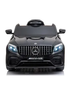 Auto Elettrica Bambini Mercedes-Benz AMG GLC63S Coupé 12V con Licenza Ufficiale Doppio Motore 35W Telecomando Parentale Cintura di Sicurezza Luci LED USB MP3 Porte Apribili 3–5 km/h