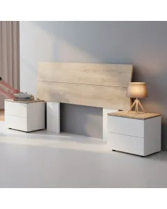 Set Camera Da Letto Con Testiera Matrimoniale Da 176 Cm E 2 Comodini Con Cassetti Testata Letto Arredo Moderno Per Letti 135 150 160 Cm