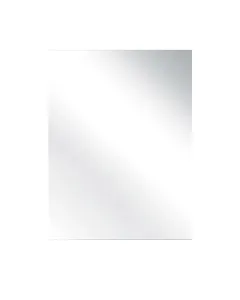 Specchio Rettangolare Filolucido Con Vetro Da 5 mm Bordi a 90° Installazione Verticale e Orizzontale Reversibile Con Pellicola Antiesplosione e Ganci Inclusi Design Moderno Per Bagno E Casa 