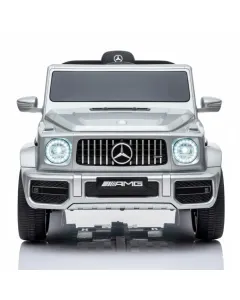 Macchina Elettrica per Bambini Mercedes AMG G63 12V con Licenza Ufficiale Telecomando 2.4GHz Doppio Motore Luci LED MP3/USB/Bluetooth Porte Apribili Auto Elettrica 3-5 Anni