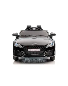 Auto Elettrica Bambini Audi TT RS 12V con Licenza Ufficiale Telecomando 2.4GHz Doppio Motore 30W Luci LED USB/MP3/AUX Soft Start Porte Apribili Cintura Sicurezza