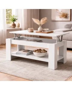 Tavolino Da Caff&egrave; Sollevabile Tavolo Da Salotto Rialzabile Salvaspazio Per Mangiare O Lavorare Dal Divano Con Piano Rialzabile Salvaspazio Design Moderno