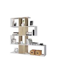 libreria-elche-design-zig-zag-scaffale-mensola-moderna-bianca-rovere-mobile-per-libri-con-ripiani-per-soggiorno-salotto-145-x-145-x-29-cm-colore-bianco-e-rovere-439152