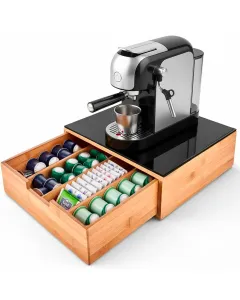 porta-cialde-in-bambugrave-con-cassetto-4-scomparti-ripiano-in-vetro-organizer-capsule-caffegrave-cialde-bustine-tegrave-tisane-zucchero-design-elegante-per-cucina-e-ufficio-30-x-30-x-10-cm-marrone-440468