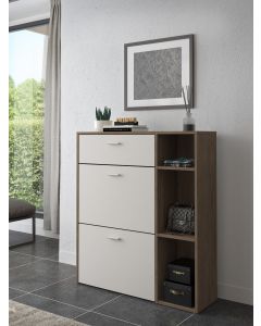 scarpiera-mobile-portascarpe-salvaspazio-ingresso-con-2-ribalte-doppia-profonditagrave-1-cassetto-3-vani-a-giorno-design-moderno-per-corridoio-sala-90-x-1015-x-26-cm-bianco-e-noce-439883