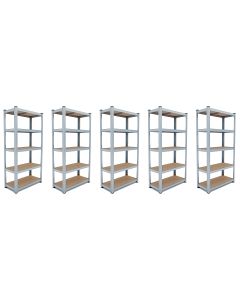 set-di-5-scaffale-in-metallo-e-mdf-scaffale-ad-alta-portata-fino-a-875-kg-con-5-ripiani-regolabili-ideale-per-garage-officina-cantina-capannone-magazzino-design-modulare-180-x-90-x-40-cm-191133-1