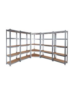 sistema-di-5-scaffali-metallo-e-mdf-1-scaffale-angolare-e-4-scaffali-per-magazzino-alta-portata-25-ripiani-totali-regolabili-scaffalatura-officina-garage-cantina-capannone-da-4375-kg-design-modulare-191135-1