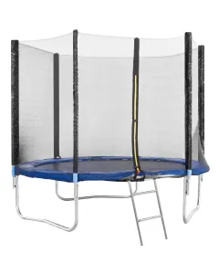 trampolino-diametro-245-cm-tappeto-jumper-elastico-con-rete-di-sicurezza-6-pali-imbottiti-scaletta-e-rivestimento-sui-bordi-ideale-per-giardino-pirro-colore-blue-e-nero-38179-1