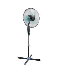 ventilatore-a-piantana-potente-da-50w-in-metallo-e-abs-per-pavimento-3-pale-da-40-cm-silenzioso-3-velocitagrave-oscillante-altezza-e-inclinazione-regolabili-griglia-di-protezione-colore-nero-e-azzurro-436249