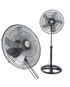 ventilatore-a-piantana-potente-da-75w-per-pavimento-5-pale-in-acciaio-da-42-cm-silenzioso-3-velocitagrave-oscillante-altezza-e-inclinazione-regolabili-griglia-di-protezione-design-mexicali-colore-nero-436221