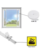 2-zanzariere-adesive-tagliabili-per-finestra-zanzariera-per-finestre-con-nastro-adesivo-potente-taglierino-dimensioni-regolabili-non-richiede-perforazione-facile-installazione-170-x-180-cm-bianco-190789-2