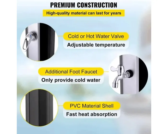 doccia-solare-35-litri-220-cm-per-giardino-piscina-soffione-cromato-getto-a-pioggia-con-regolatore-temperatura-e-doccetta-per-piedi-attacco-per-tubo-flessibile-piscina-esterno-terrazzo-argento-nero-191308-191308-3