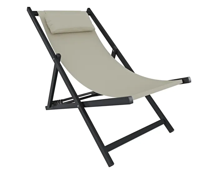 sedia-sdraio-leggera-da-giardino-schienale-regolabile-5-posizioni-pieghevole-ergonomica-con-cuscino-traspirante-struttura-nera-in-alluminio-da-esterno-piscina-mare-portata-massima-160-kg-beige-436058